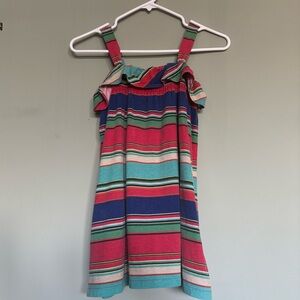 Girls 6 Ralph Lauren Colorful Striped Sleeveless Dress